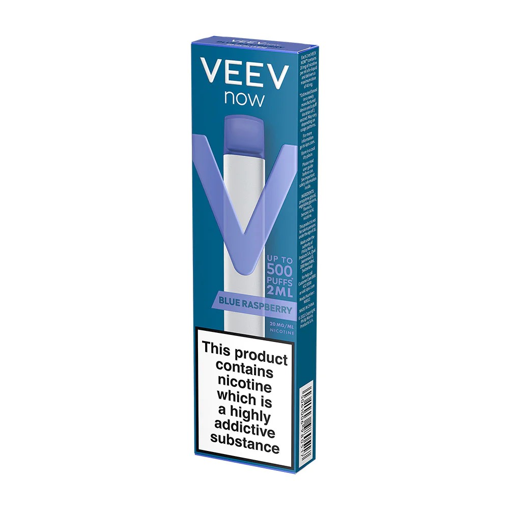 Veev Now Blue Raspberry 500 puffs