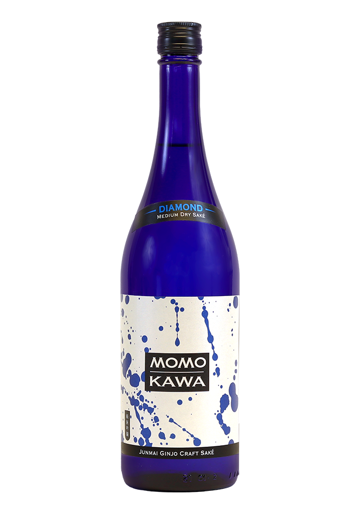 Momo Kawa Diamond Medium Dry Sake 750Ml