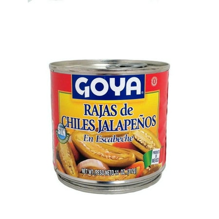 Goya Rajas De Chiles Jalapeños 11Oz
