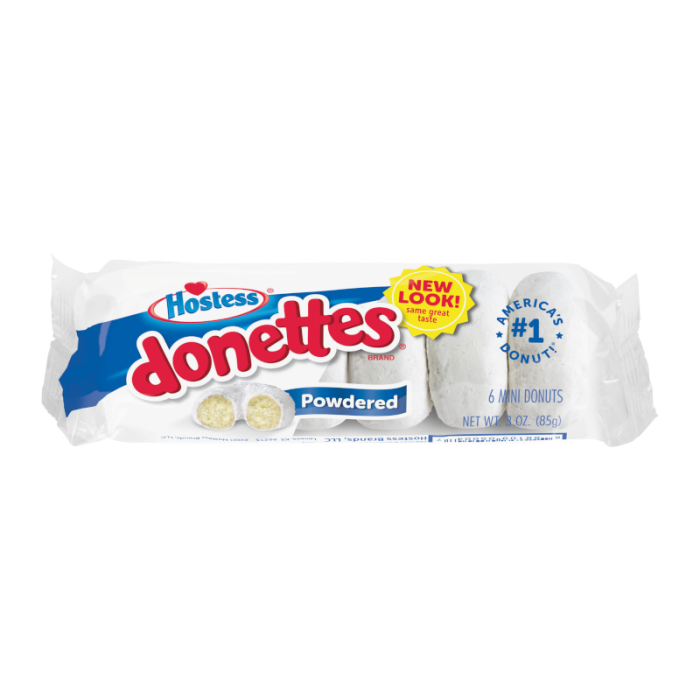 Hostess Donettes Powdered Donuts 3Oz