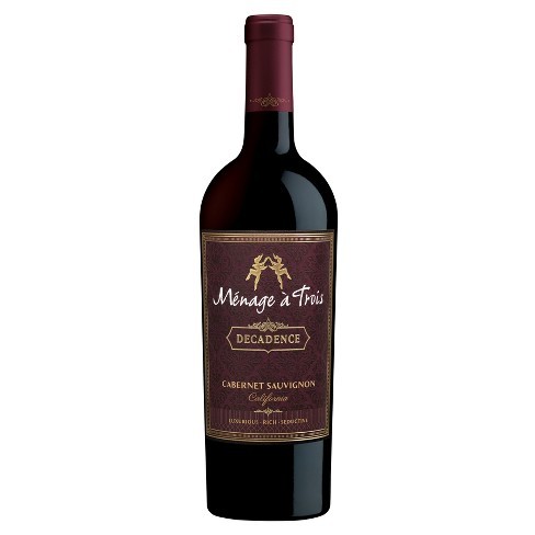 Menage A Trois Decadence Cabernet Sauvigñon 750Ml