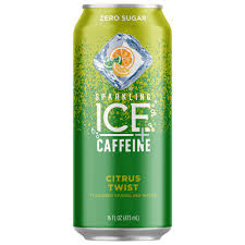 Sparkling Ice + Caffeine Triple Citrus 16Oz LATA