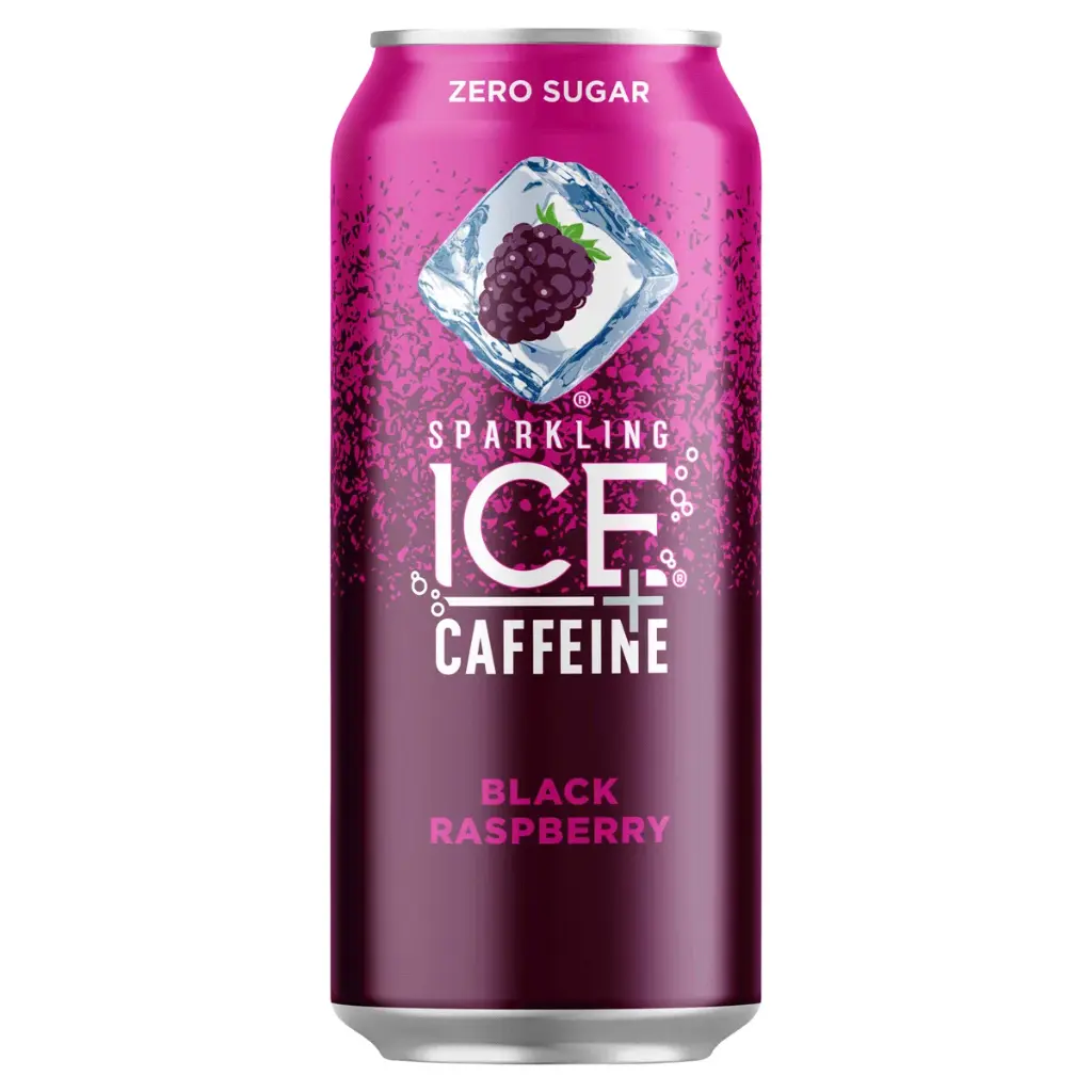 Sparkling Ice + Caffeine Black Rasberry 16Oz LATA 