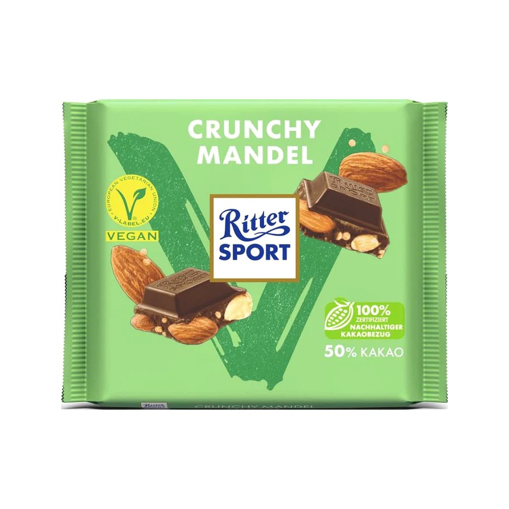 Ritter Vegan Crunchy Almond 100Gr