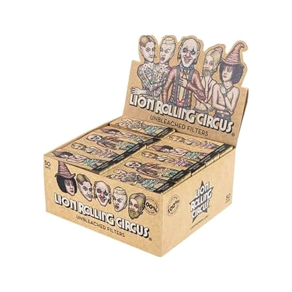 Lion Rolling Circus Filter Carton Unbleached 