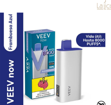 Veev Now Blue Raspberry 8000Puffs 